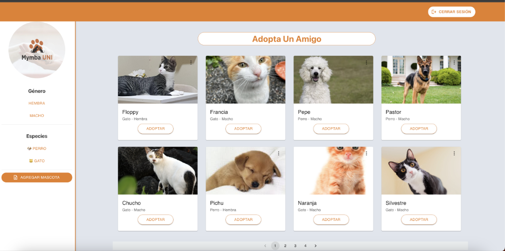 Adopt-a-friend Platform
